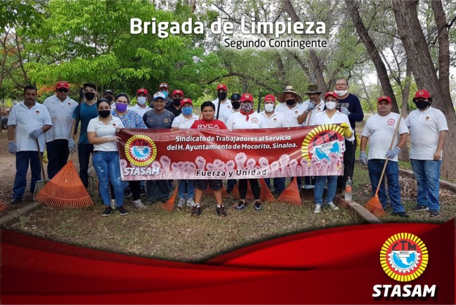 SEGUNDA BRIGADA DE LIMPIEZA EN EL PARQUE ECOLÓGICO "LOS ALAMOS".