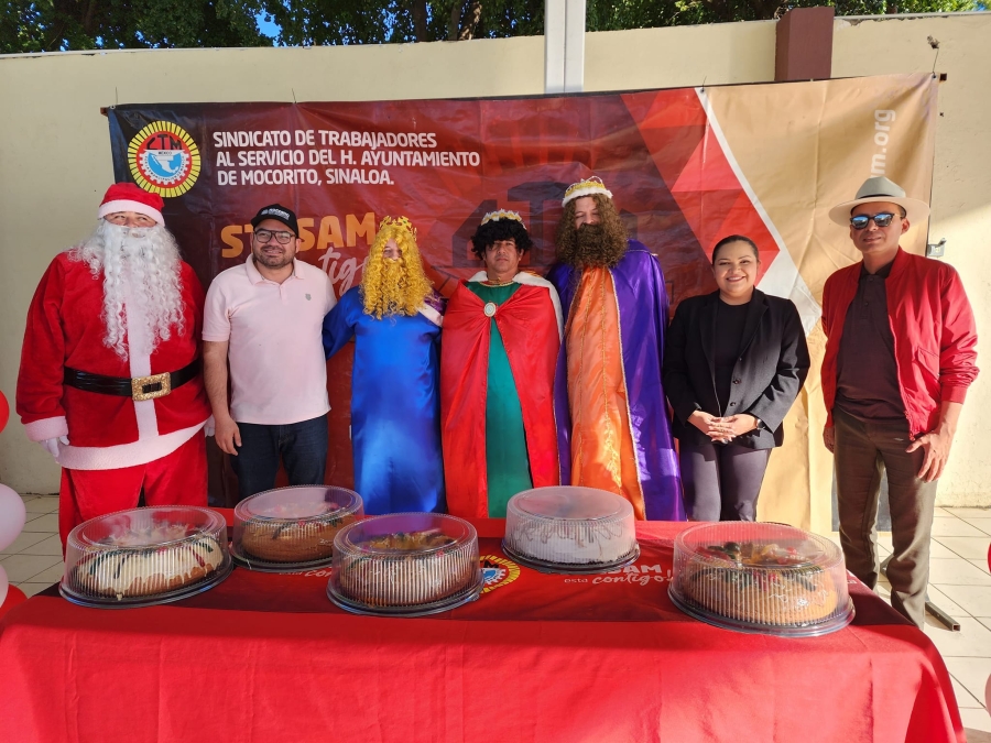 Llegaron los Reyes Magos a STASAM Mocorito.