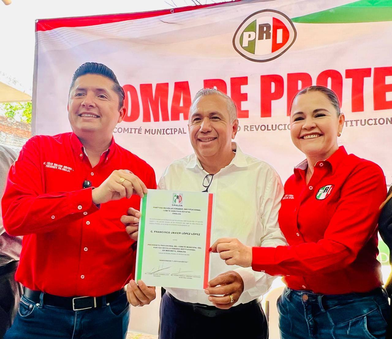 Integrante jubilado de STASAM Mocorito asume dirigencia del PRI en el municipio