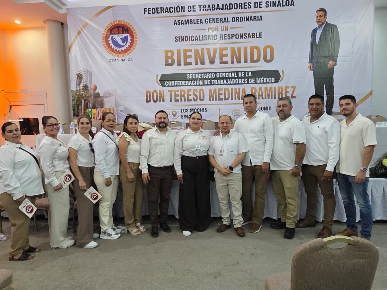 STASAM Mocorito participa en Asamblea General Ordinaria de la Federación de Trabajadores de Sinaloa